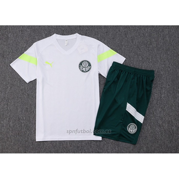 Chandal del Palmeiras Manga Corta 2023-2024 Blanco - Pantalon Corto